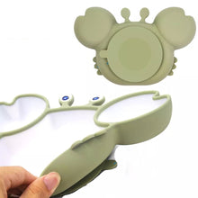 Load image into Gallery viewer, Children's plate Crab - Silicone