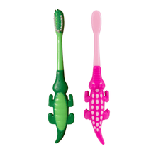Load image into Gallery viewer, Tandborste Barn - Krokodil 3+ (2-pack)