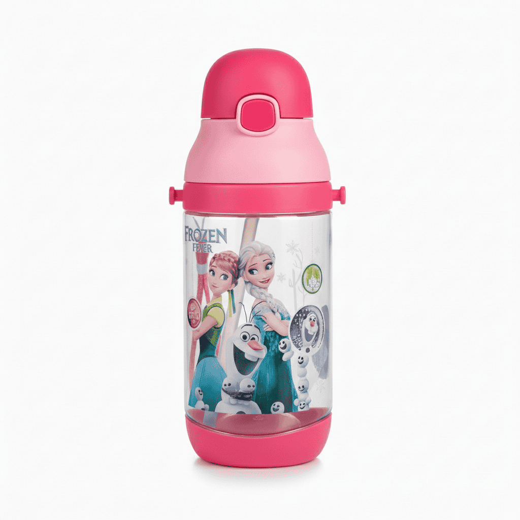 Trinkflasche für Kinder mit Strohhalm – Frost, 350 ml