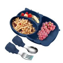 Hladdu upp mynd á myndasafn, Matarsett Hippopotamus - Silicone