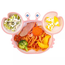 Load image into Gallery viewer, Children's plate Crab - Silicone