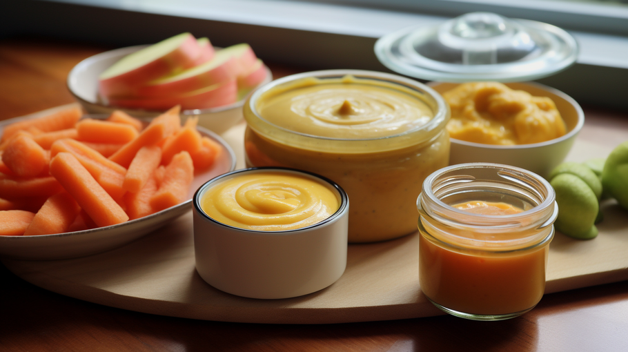 Baby food: Potato and carrot purée