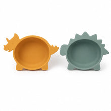Load image into Gallery viewer, Children's bowl Dinosaur - Silicone
