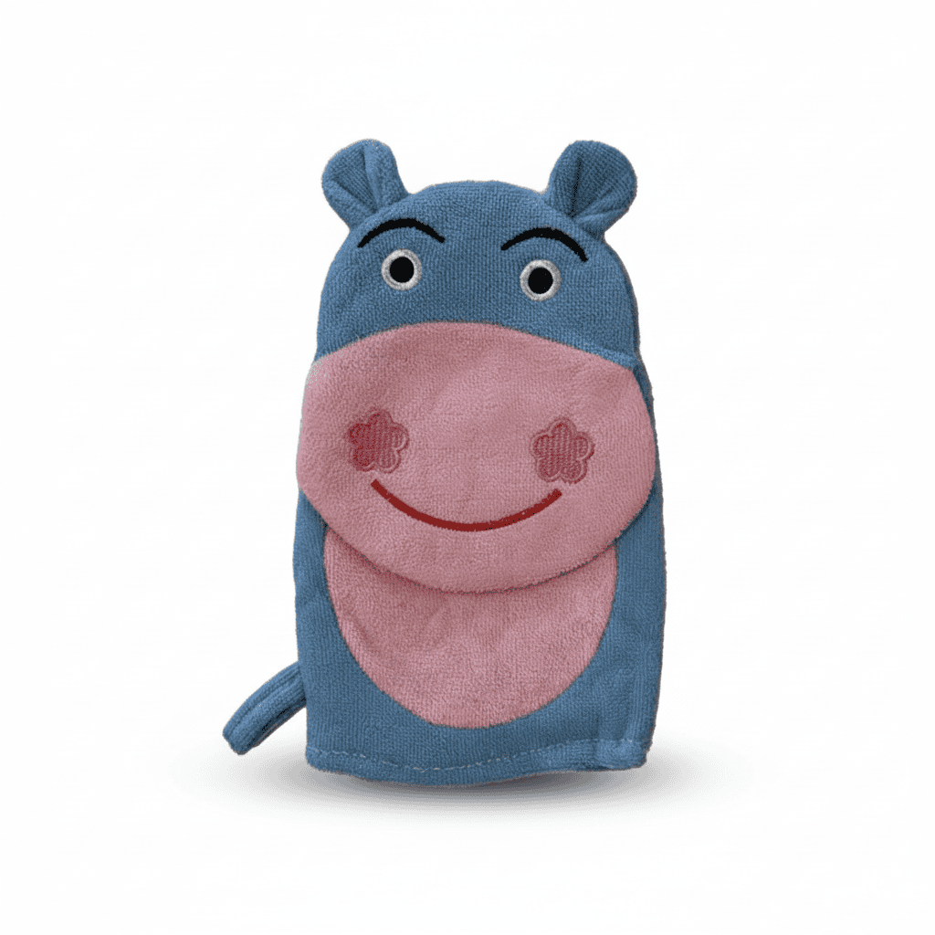 Skrubbehandske Børn - Hippo