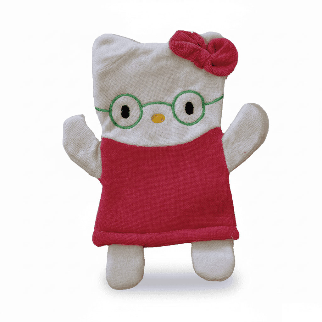 Schrubbhandschuh Kind - Katze