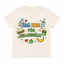 Ladda upp bild till gallerivisning, Barn-T-shirt med tryck – Jag kom för mellanmålet
