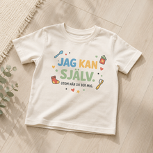 Indlæs billede til gallerivisning Barn-T-shirt med tryck – Jag kan själv
