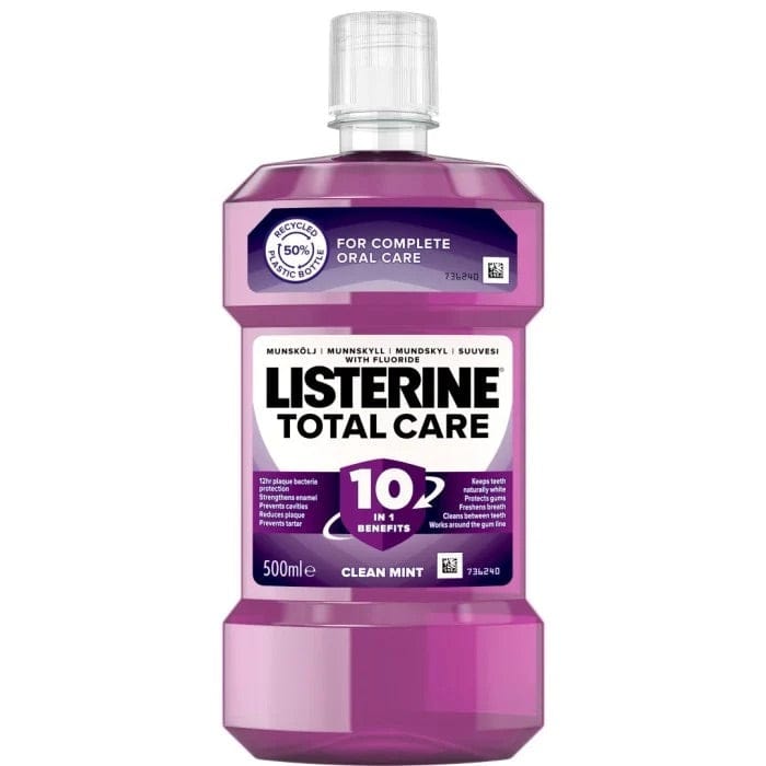 Suuvesi / Jauhehuuhtelu - Listerine Total Care 500 ml