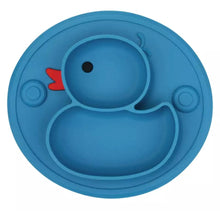 Load image into Gallery viewer, Children&#39;s plate Duck - Silicone
