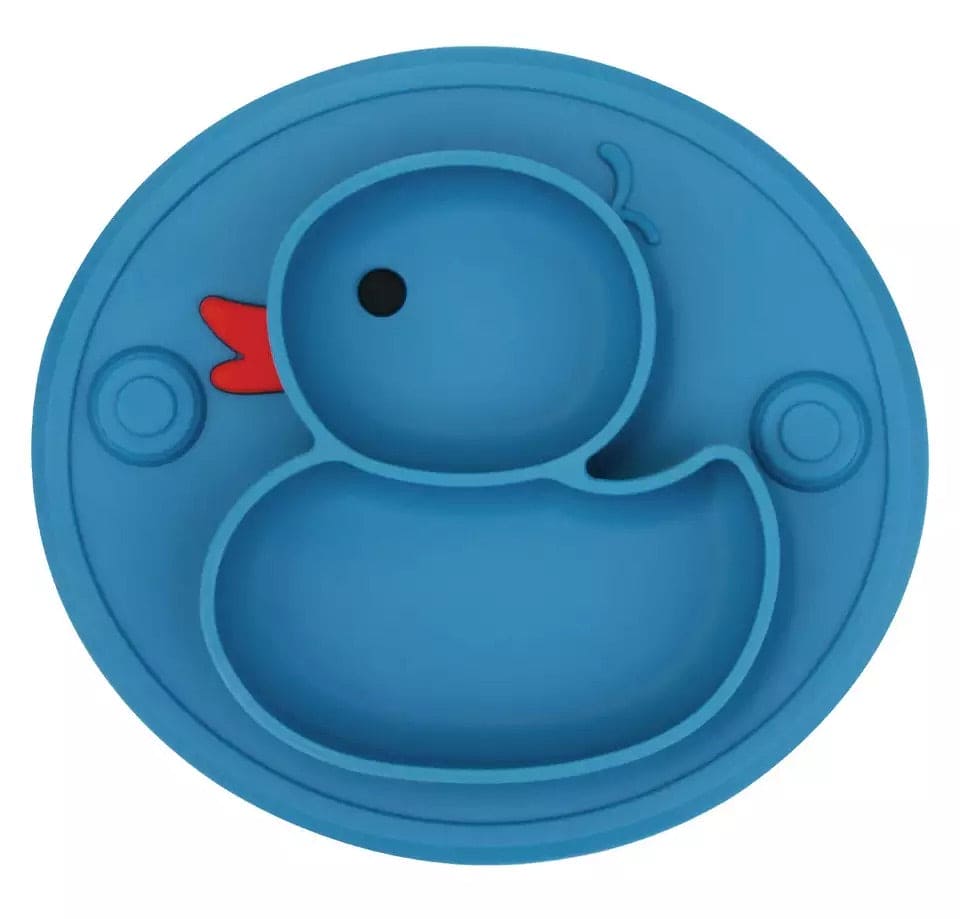 Children's plate Duck - Silicone