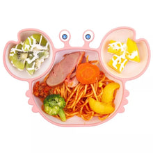 Load image into Gallery viewer, Children&#39;s plate Crab - Silicone
