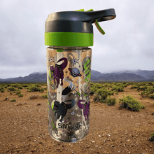 Load image into Gallery viewer, Water Bottle Kids - Patterned Dino

